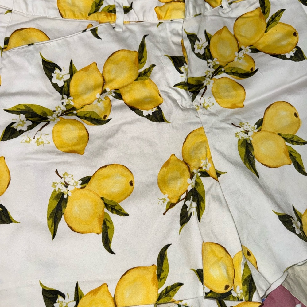 Lane Bryant Lemon Print Women's Shorts - Picture 12 of 14